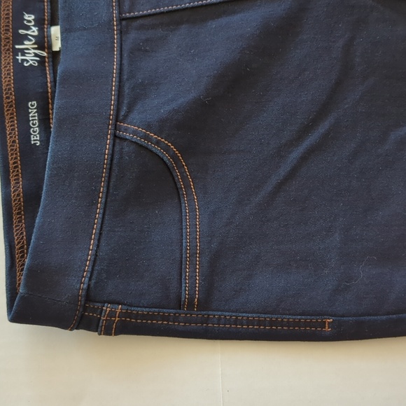 Style & Co. Pull On Jegging Jeans M Blue - Picture 5 of 14